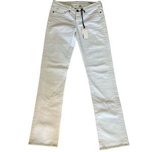 ROGAN NEW WITH TAGS SLIM JEAN CLAYSTONE WHITE SIZE 26